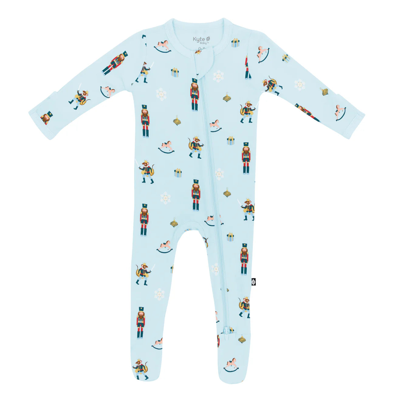 Kyte Baby Zippered Footie || Nutcracker