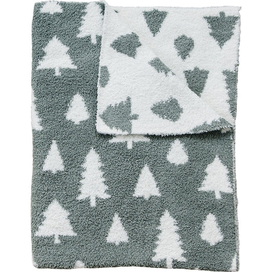 Mebie Baby Plush Adult Blanket || Pine