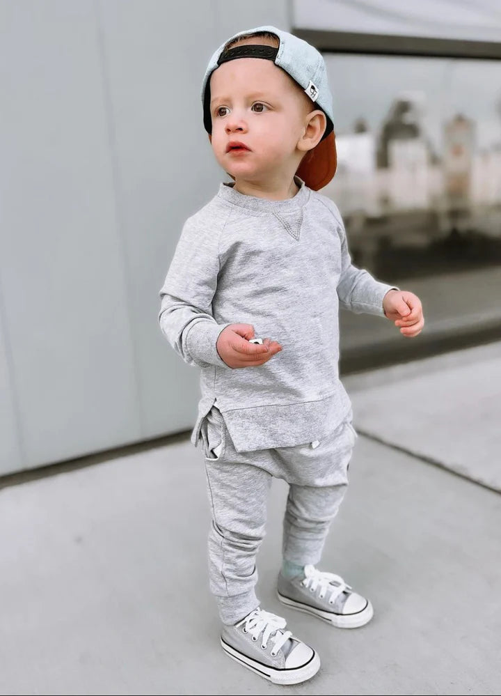 Little Bipsy Pullover || Grey