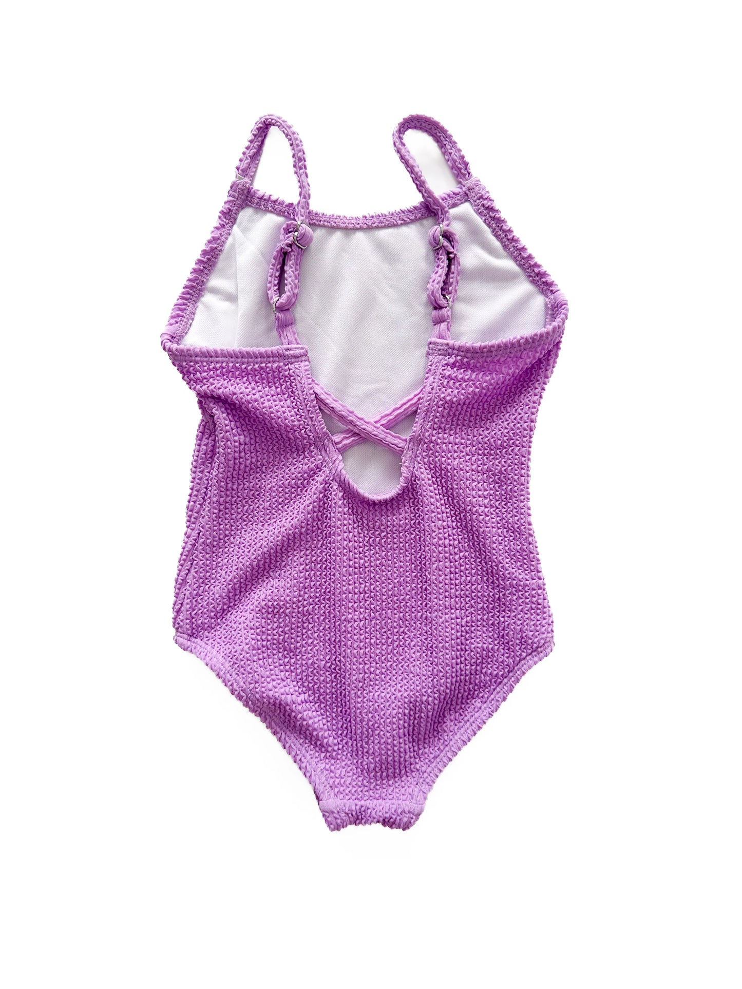 Little Bipsy Girl's Swimsuit || Neon Purple