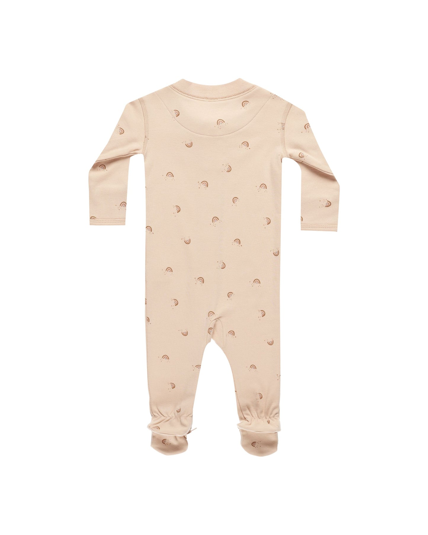 Quincy Mae Zip Long Sleeve Sleeper Footie || Rainbows