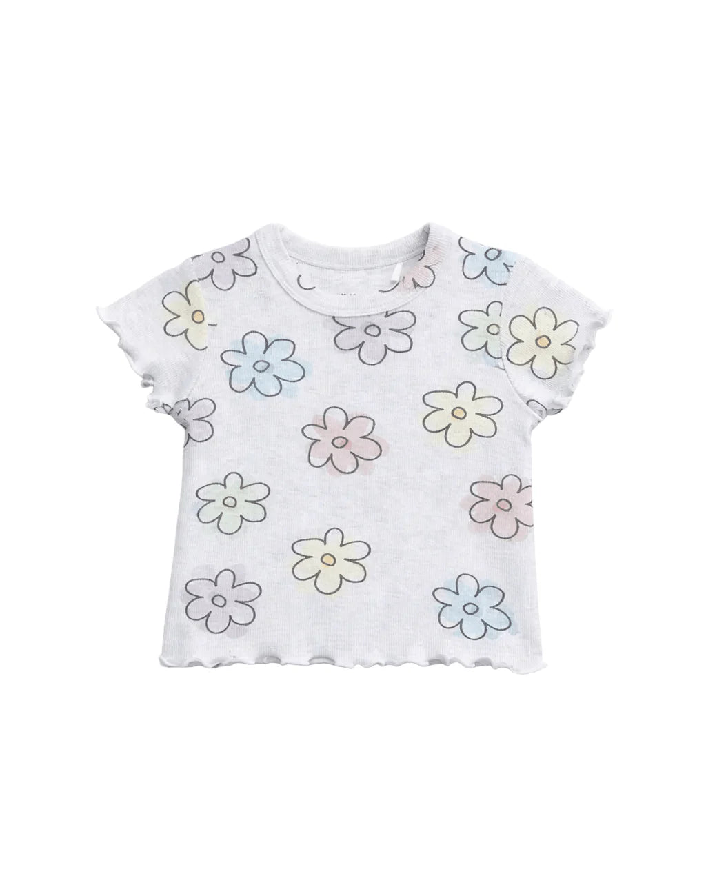 Little Bipsy Lettuce Hem Tee || Daisy