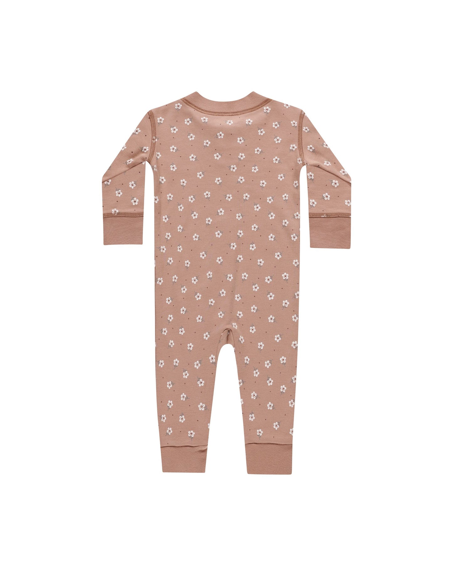 Quincy Mae Zip Long Sleeve Sleeper || Rose Ditsy