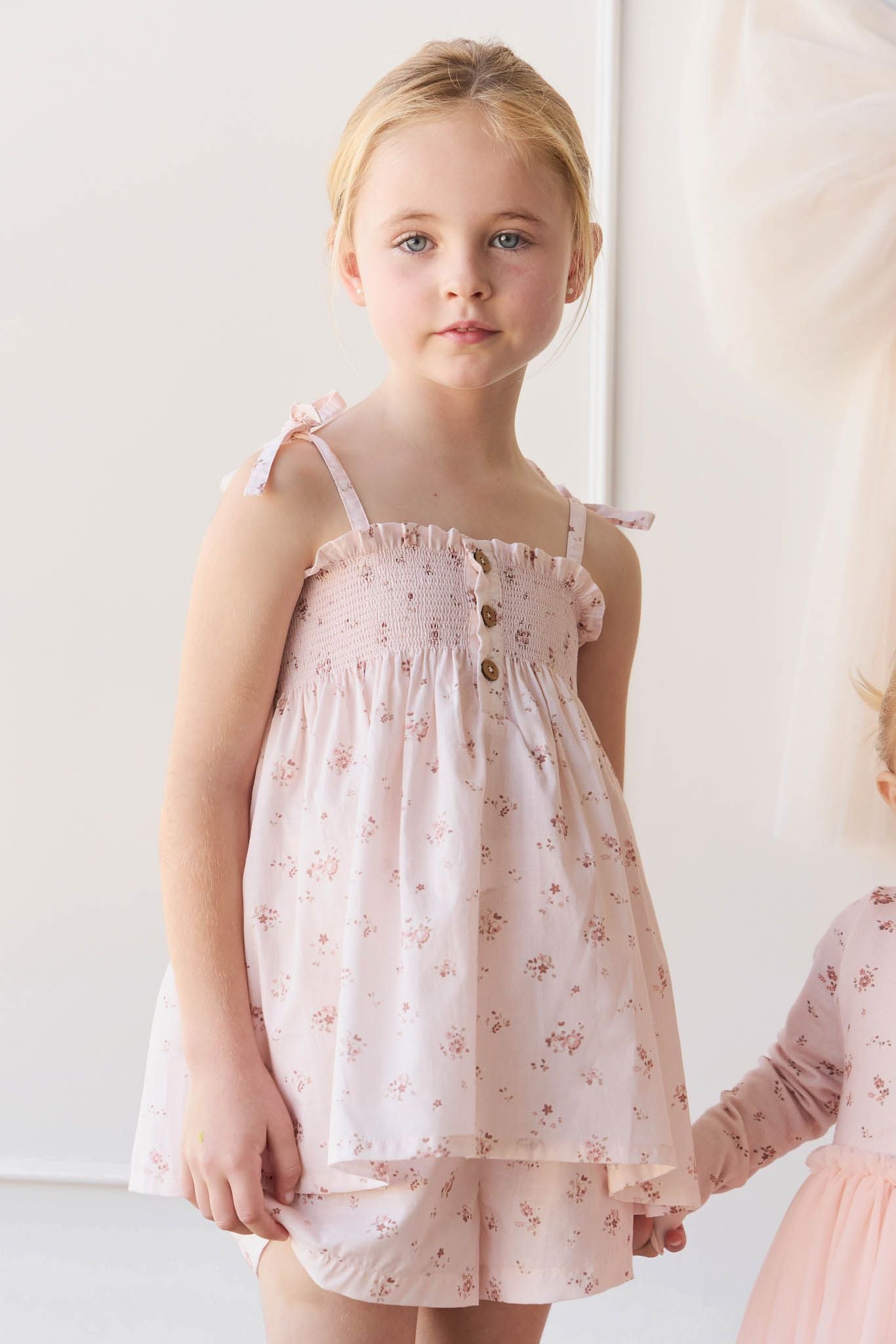 Jamie Kay Organic Cotton Ellie Top || Petit Fleur Soft Peony