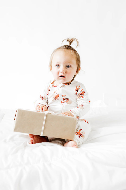 Bambi & Birdie Zipper Sleeper || Santa