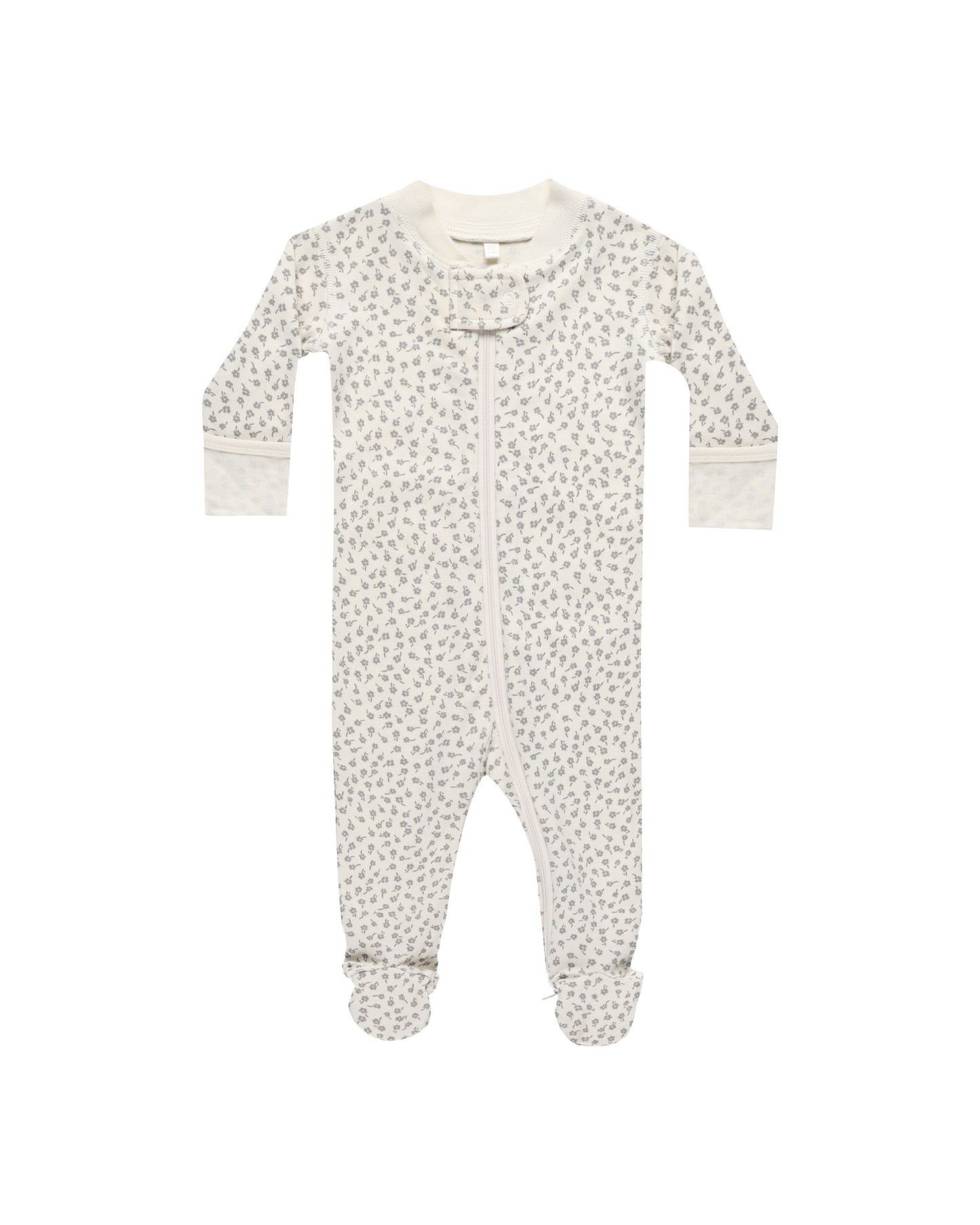 Quincy Mae Zip Long Sleeve Sleeper Footie || Scatter