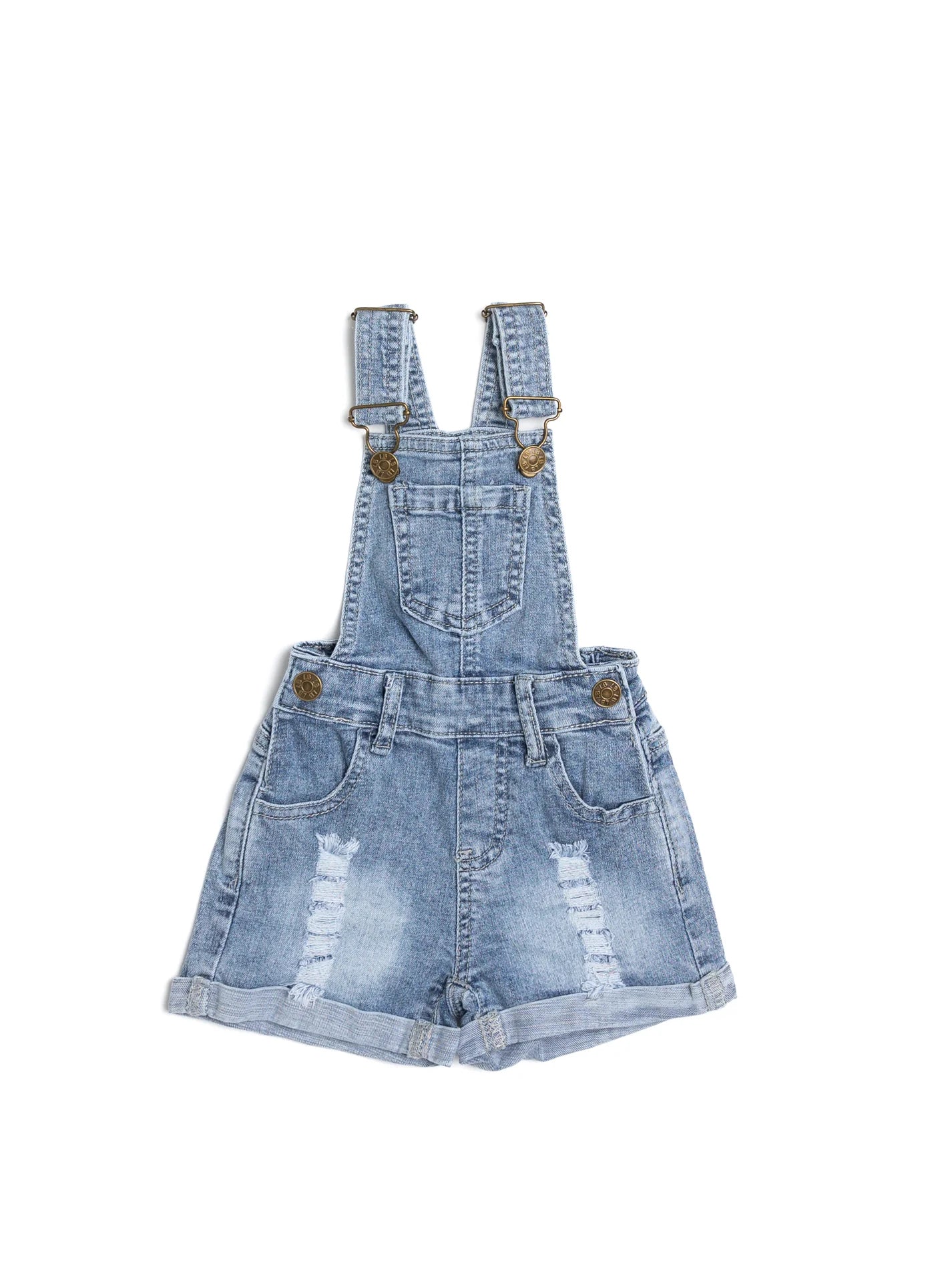 Little Bipsy Shortie Denim Overall