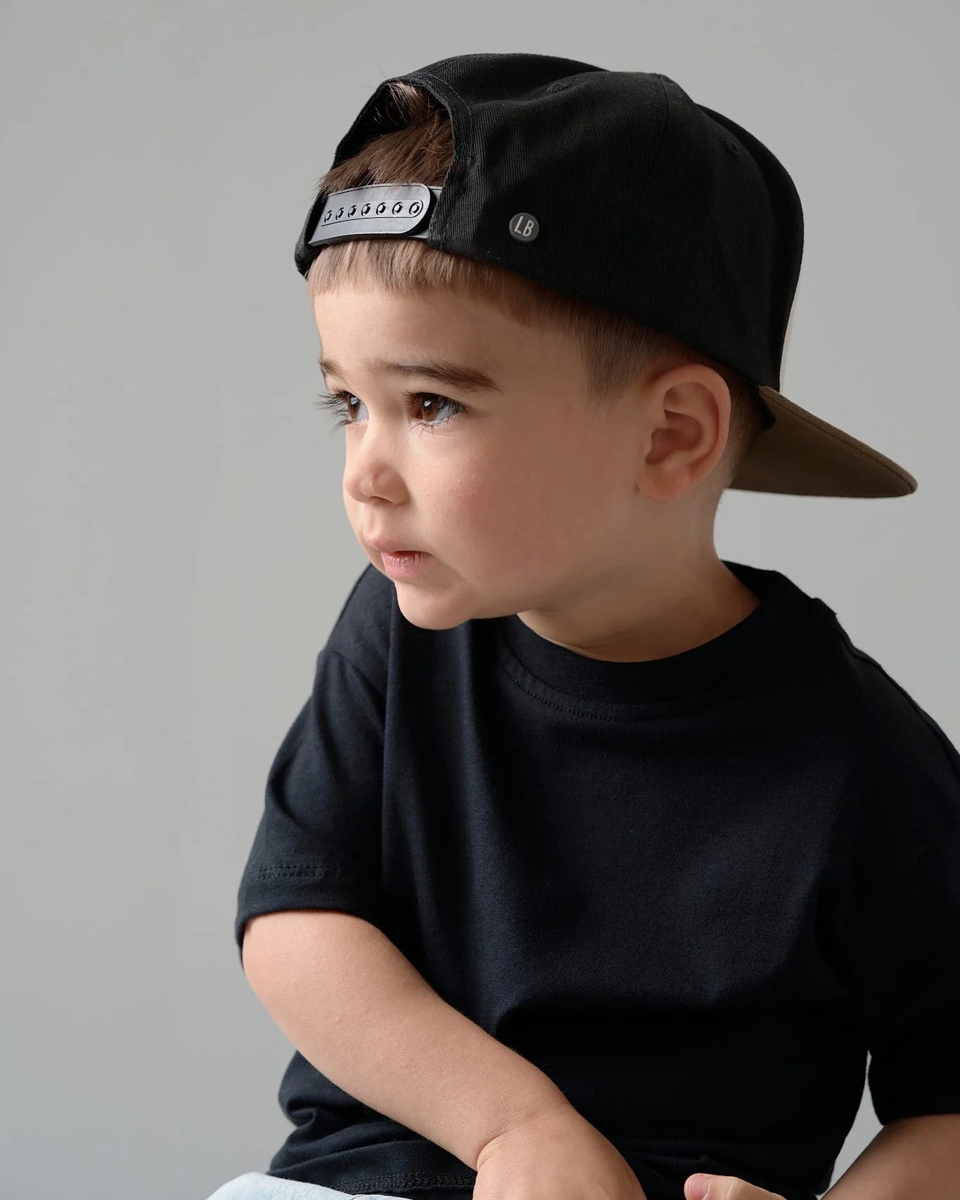 Little Bipsy Snapback Hat || Iron/Driftwood