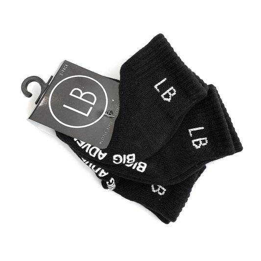 Little Bipsy Socks 3-pack || Black