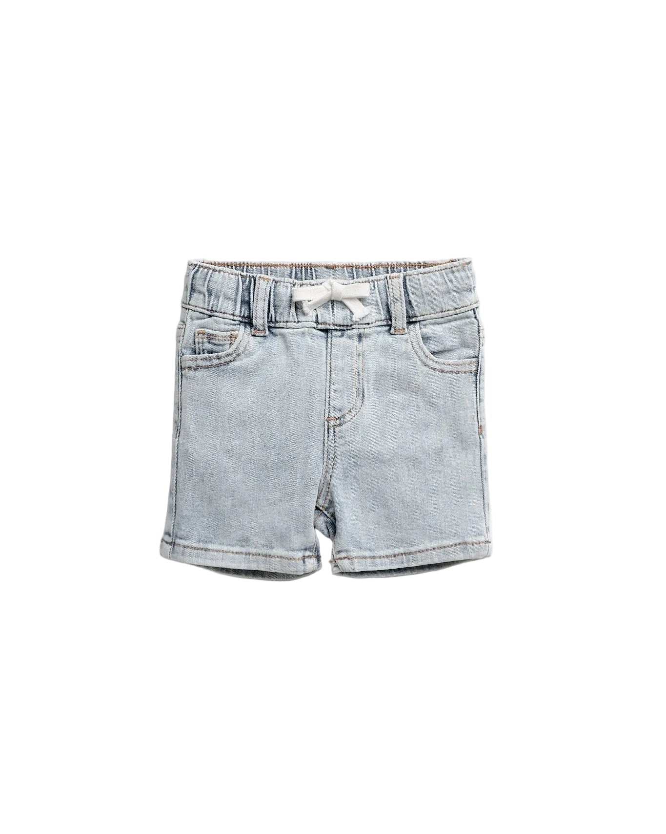 Little Bipsy Straight Denim Short || Light Wash