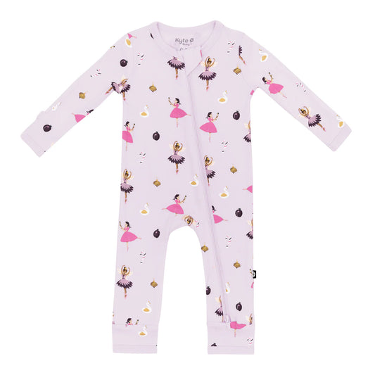 Kyte Baby Zippered Romper || Sugar Plum