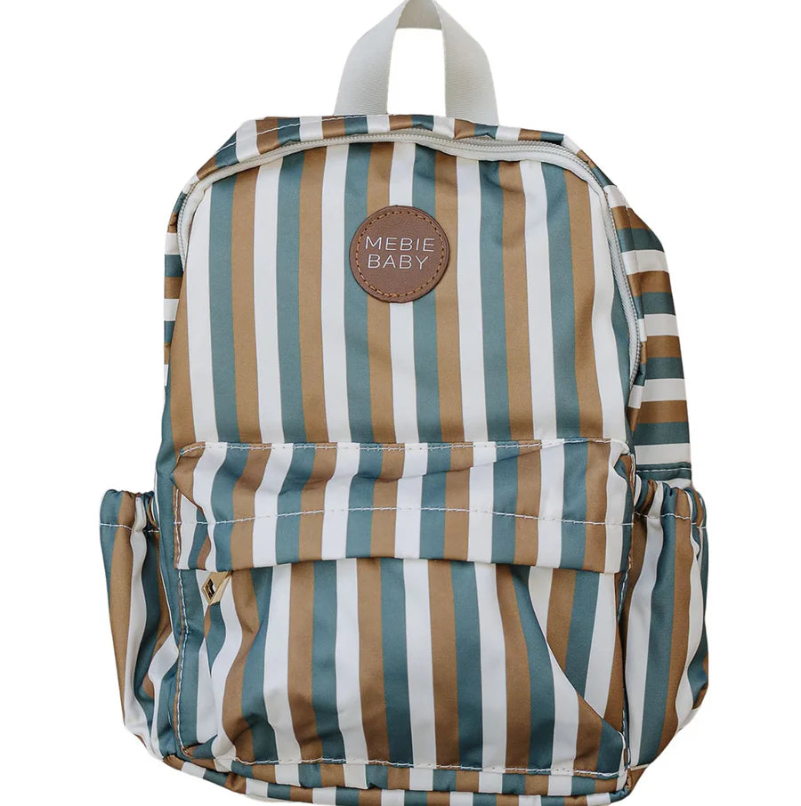 Mebie Baby Mini Backpack || Sunset Stripes