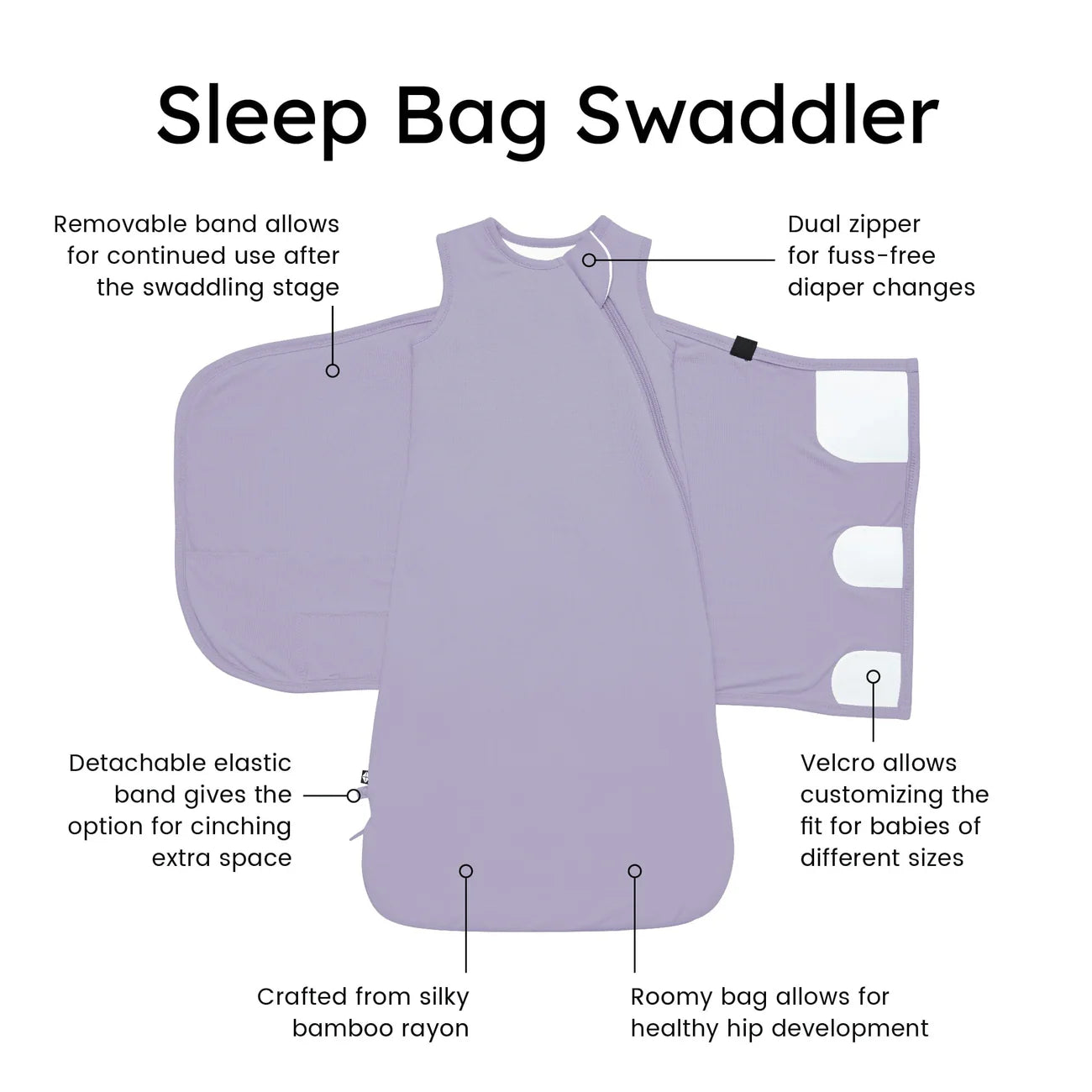 Kyte Baby Sleep Bag Swaddler || Taro