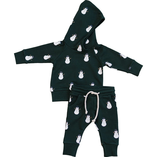 Mebie Baby French Terry Set || Snowman