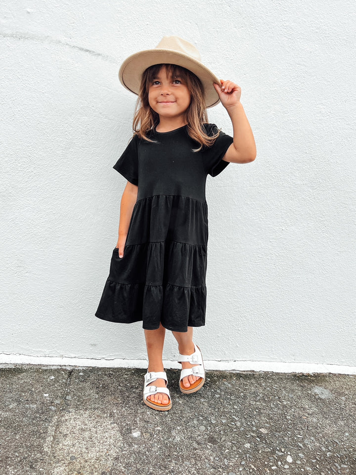 Little Bipsy Tiered Jersey Dress