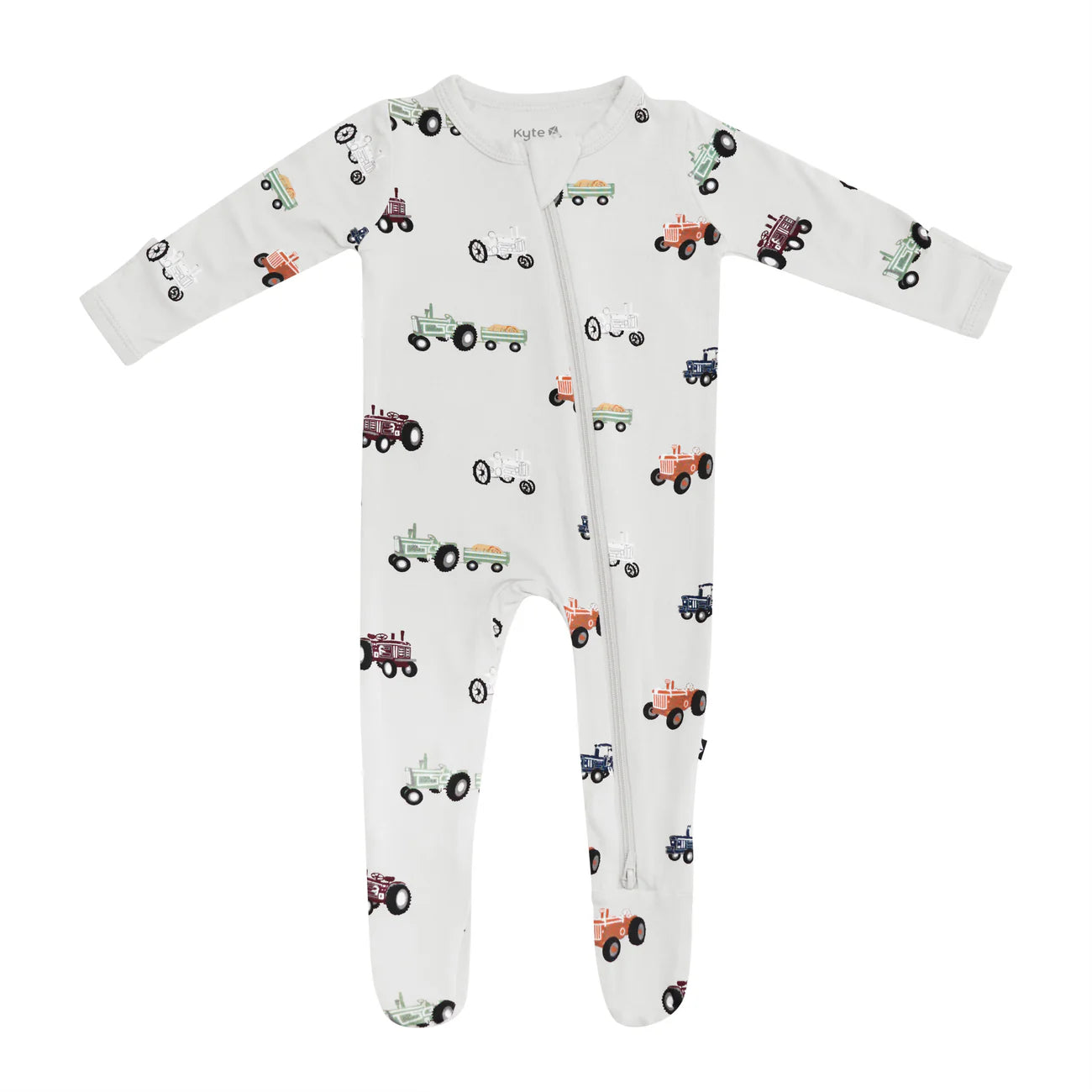 Kyte Baby Zippered Footie || Tractor