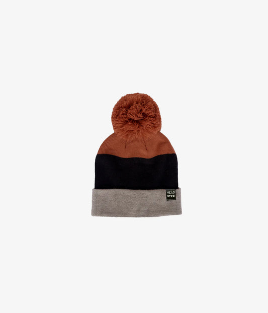 Headster Tricolor Toque || Ginger Cookie