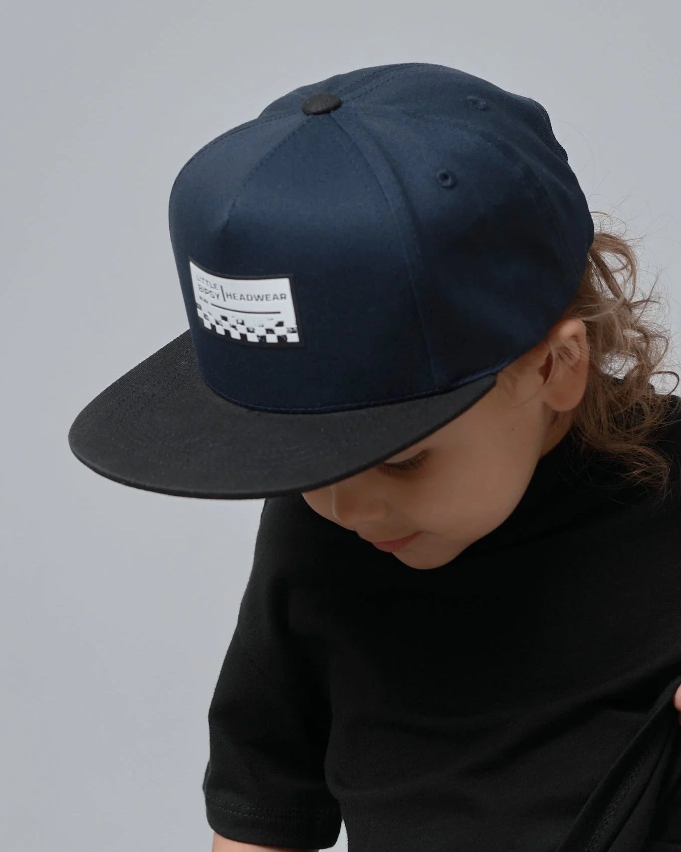 Little Bipsy Trucker Hat || Worn Indigo