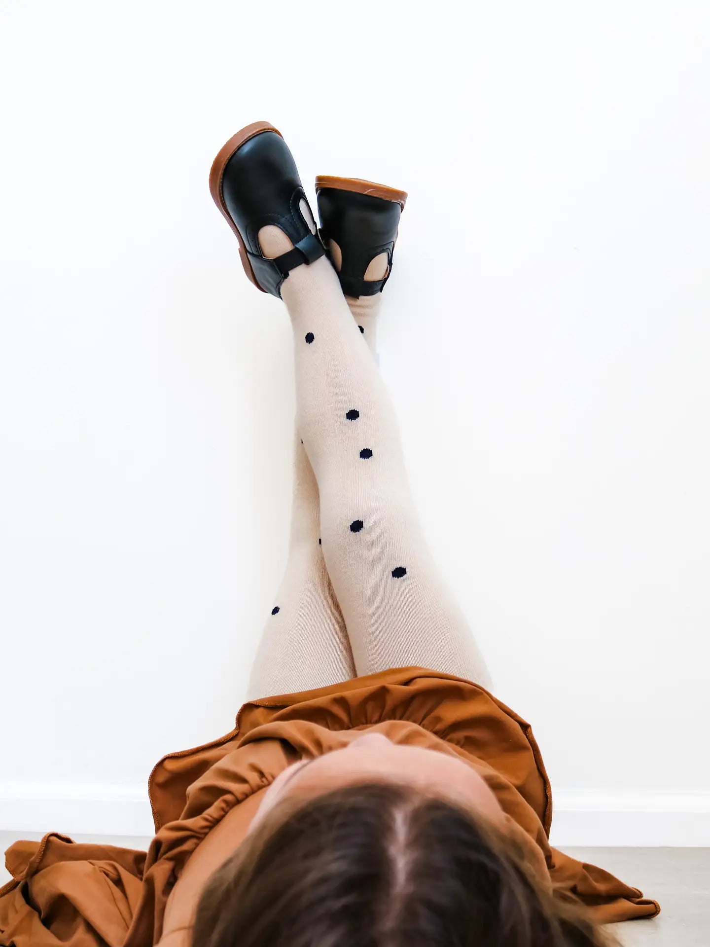 Little Stocking Co. Vanilla Dot Tights