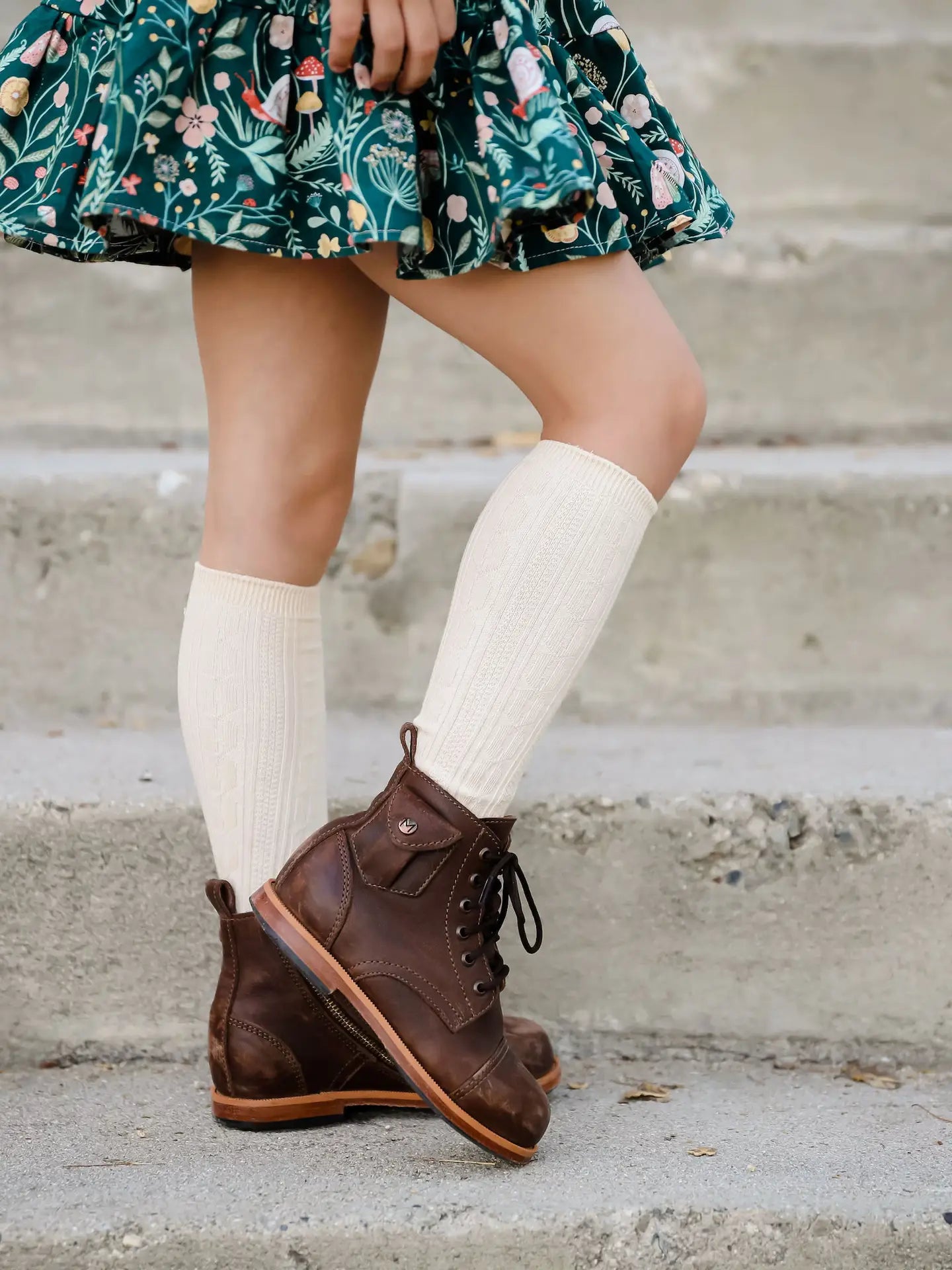 Little Stocking Co. Knee Highs || Vanilla