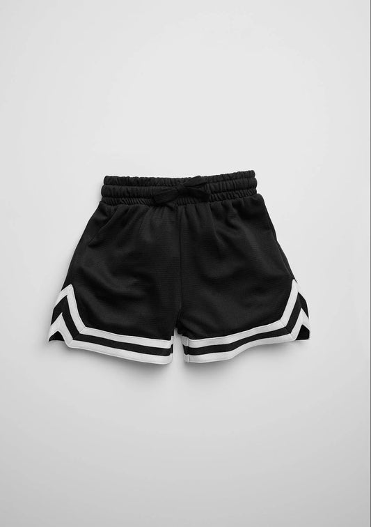 Little Bipsy Mesh Shorts || Black