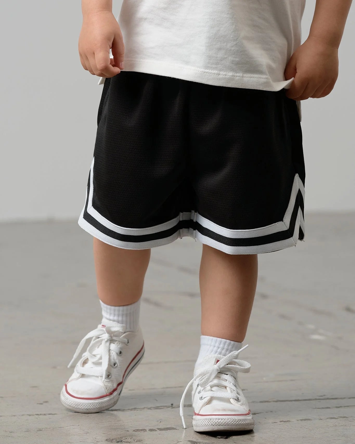 Little Bipsy Mesh Shorts || Black