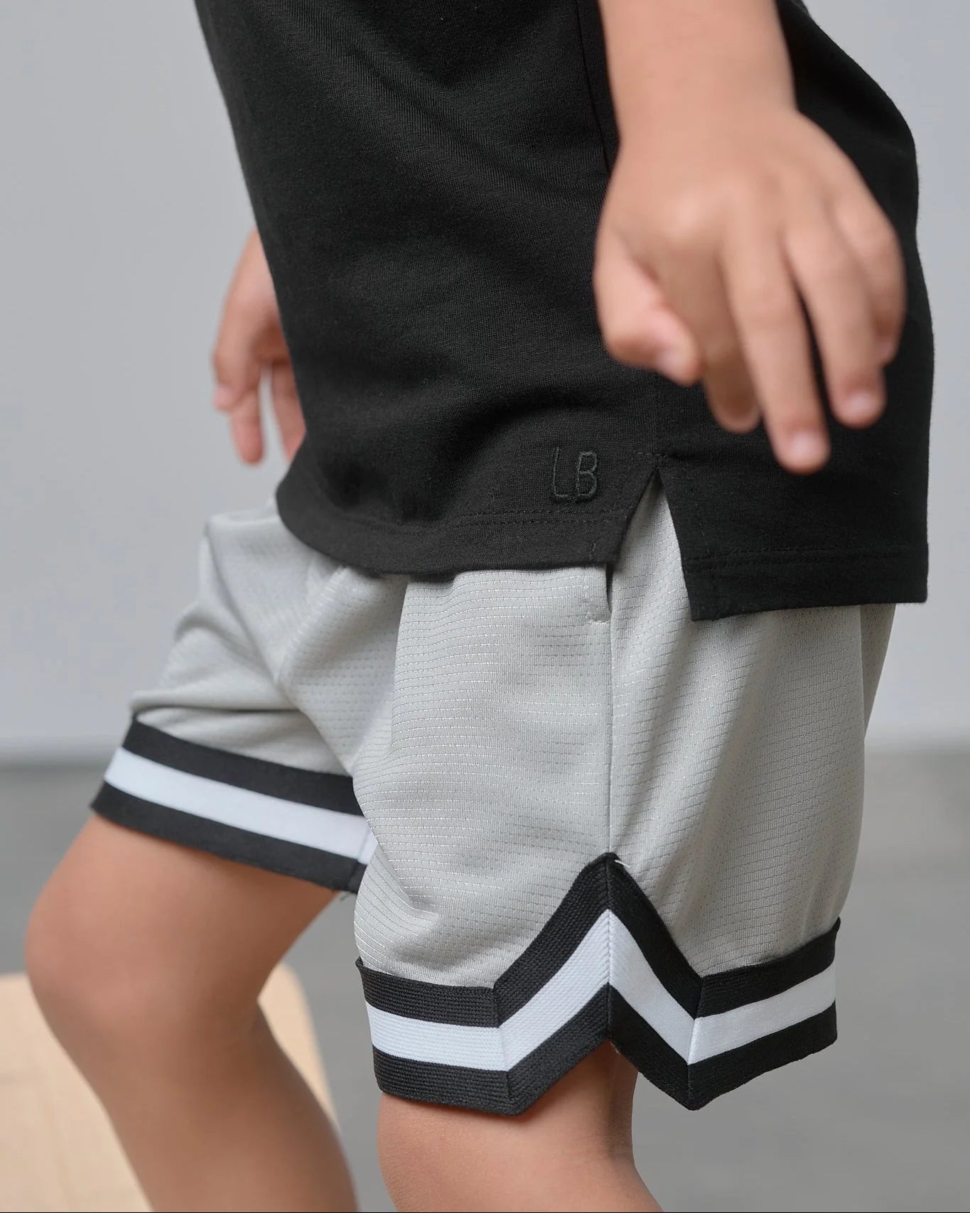 Little Bipsy Mesh Shorts || Grey