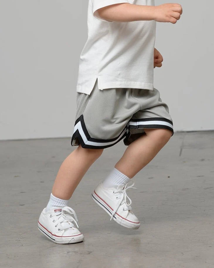 Little Bipsy Mesh Shorts || Grey