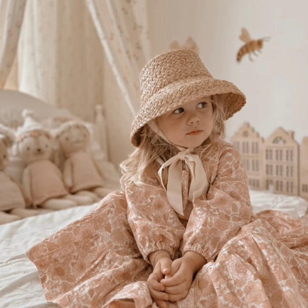 fini. The Label Vintage Straw Hat