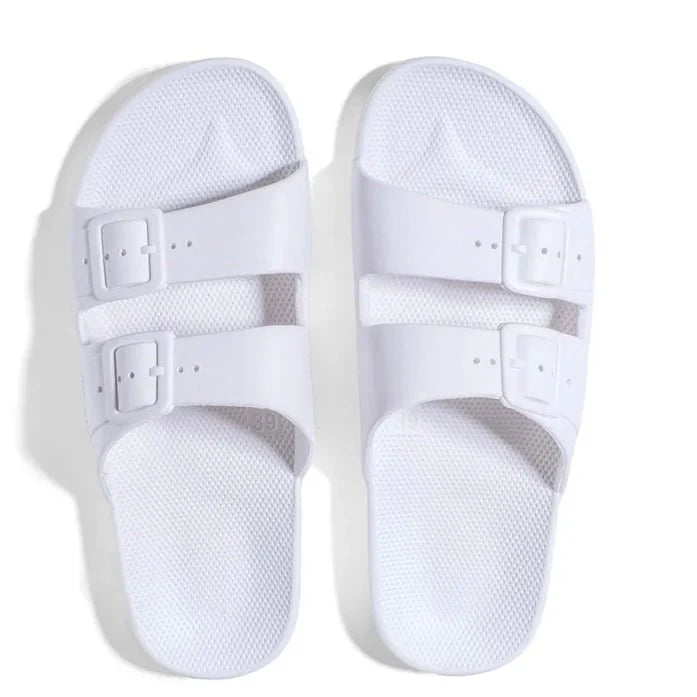 Freedom Moses Sandals || White