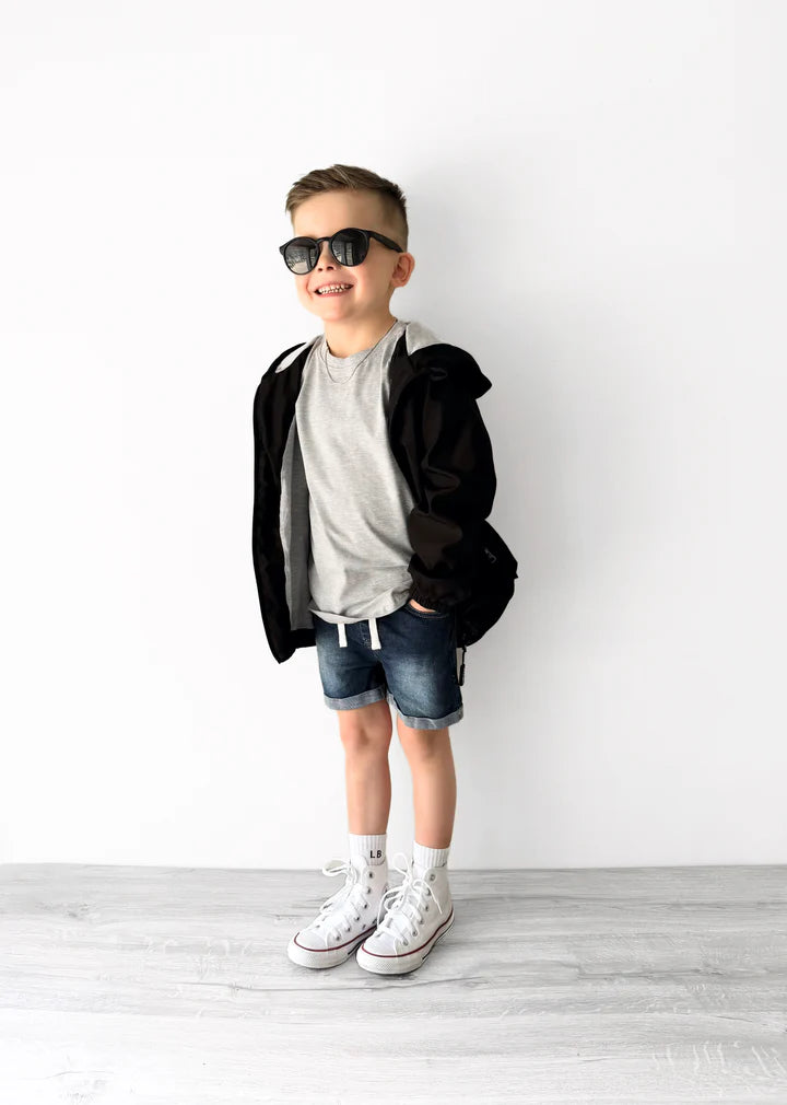 Little Bipsy Windbreaker || Black