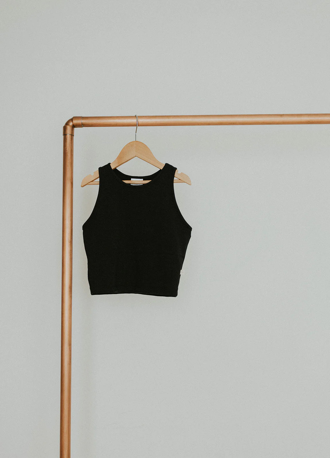 Jax and Lennon Youth High Neck Tank || Black