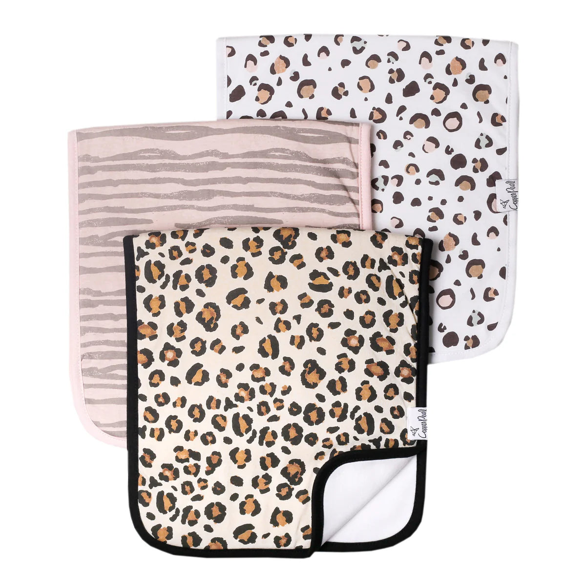 Copper Pearl Premium Burp Cloths || Zara